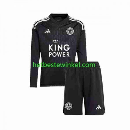 Leicester City Voetbalshirts Doelman Kind Third 2023-24 - LS